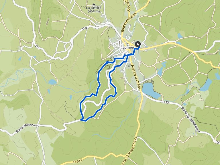 Cascade de Narvau — boucle dans le parc naturel régional du Morvan ...